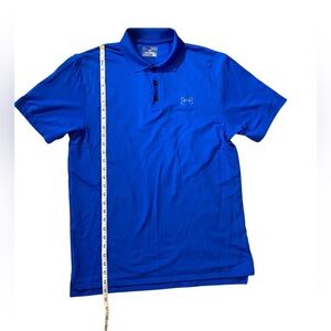 Under Armour Blue Polo Shirt Athletic Style